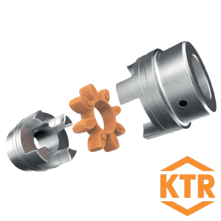 Cuplaj elastic ROTEX 42 fontă 1a+1b KTR - imagine 2