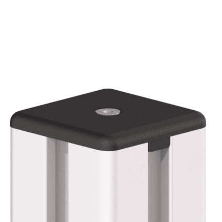 Capac pentru profil aluminiu 45x45, cu gaura 091015 - imagine 2