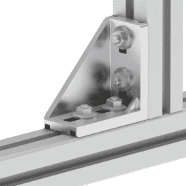 Set colțar pentru profiluri din aluminiu 45×90, 093W451N10S01