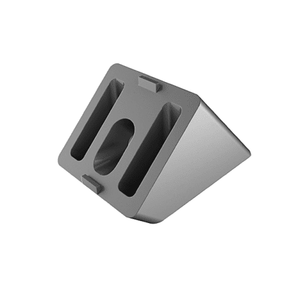 Element de conectare profiluri 40x40, 45 grade, canal 8 093WS40145N08 - imagine 2