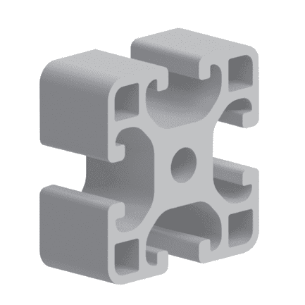 Profil Aluminiu 40x40 Canal 8 IM 084.114.001 - imagine 2