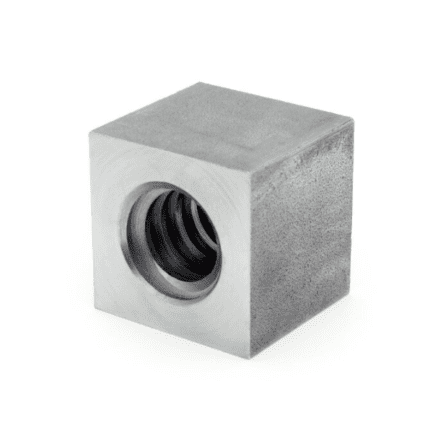 Piuliță trapezoidală CQA 12AR 12x3 mm, oțel, pătrată - imagine 2