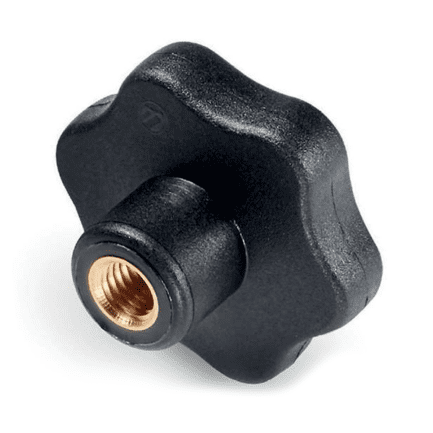 Buton stea cu șase colțuri filetat F177-60 M12