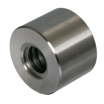 Piuliță trapezoidală HDA 12AL 12x3 mm, inox, cilindrică