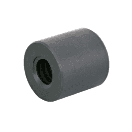 Piuliță trapezoidală MPH 12AR 12×3 mm, plastic, cilindrică