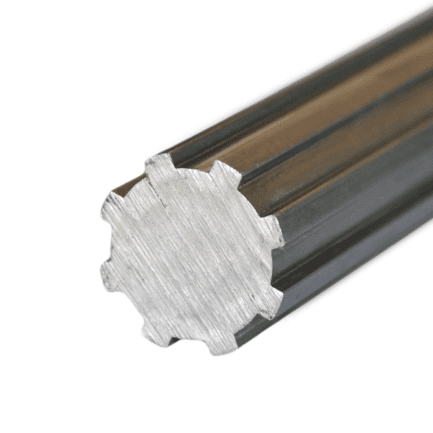 Ax canelat 21AS SASO2100 L=1000 mm, 25x21x6