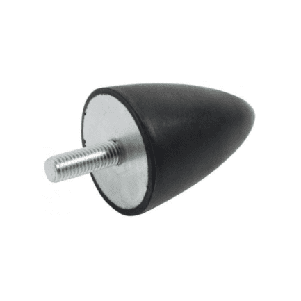 Amortizor parabolic KP-D 20x24 | M6x18 55 Shore A